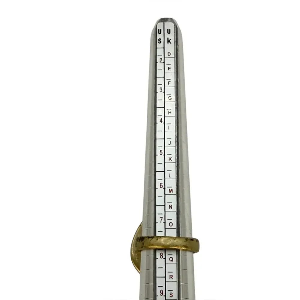 Kenneth Cole Green Stone Teardrop Ring with Gold-Tone Bezel size 8